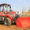 EVERUN New Condition Wheel Moving Type Compact Front End Loader With Grass Forks