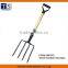 RAIL STEEL FORGED FORK SHOVEL