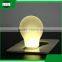 MIni Portable pocket bulb shape Led card night light lamp
