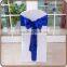 vivid color chiffon satin fabric chair sash for chair deco