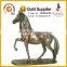 12.5 Inch Resin Craft Animal Figurine Antique Brass Horse Statue