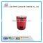 Different Size Cylinder Electroplated Red Votive Glass Candle Holder for Party