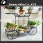 Indoor Outdoor Garden Metal Wire Flower Pot Plant Stand Wrought Iron Plant Stands