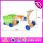 2016 new design Wooden baby walker toy,High Quality wooden baby educational walker toy, 3 IN 1 wooden walker toy W16A016