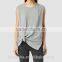 2016 Fashion Lightweight Knot Hemline Sleeveless Tank Top HST8036