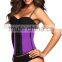 Women Black 3 Hook Latex Waist Trainer Waist Cincher for Body Shaper