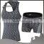 2 pcs fashion yoga gym bodybuilding fitness sports wear set clothing for women