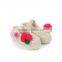 Flower Button Style Free Pattern Crochet Baby Girls Shoes