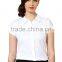 factory customized formal white shirts for women MOQ 100