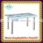 new modern design high quality hot bent tempered glass dining table