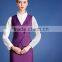 Popluar customized logo design China factory flight attendant uniforms for women