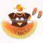 Newborn baby chiffon tutu rompers Turkey Thanksgiving outfits kids M6080101