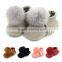 Suede Baby Shoes 2017 Pom Pom Newborn Baby Moccasins M7091301