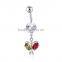 Shamballa Wholesale Body Jewelry Bell Button Piercing Navel Belly Ring Yiwu