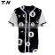Fashion button down custom baseball jersey