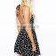 CHEFON High neck daisy women printed dresses