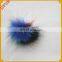 Top quality dyed colourful bag and hat accessory beauty colourful ball