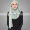 muslim lady Ramadan hijab long satin scarf headwear