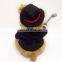 Taking the Microphone Wearing Suit Electric Plush Bear Toys Singing Bear