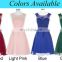 Grace Karin 2016 Short Prom Dress Sleeveless Crew Neck Royal Blue Beaded Chiffon Real Pictures of Cocktail Dress GK000063-4