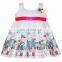 Girl Village Cartoon Printed Frock