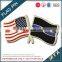 Custom cross flag lapel pin