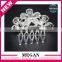 High quality kids star flower tiaras sweet crown combs