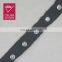 2017 Fashionable black tape white beaded pearls trim for decoration