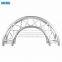 Cheap price best steel DJ design light curved circular round ground support roof aluminum spigot truss system