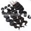 Yotchoi raw cambodian human cuticle aligned hair 3bundles with virgin hair lace closure free part