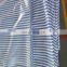 large stripe woven fabric PE tarpaulin for sun shelter