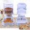 Eco-friendly Plastic Automatic Pets Feeder Water Bowl Cats Dogs Bowl Neck Protection Large Capacity