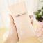 Eyeglass Pouch for Myopic Glasses and Accessories; Simple Leather Sunglasses Holder With VELCRO