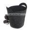 Amazon hot sale 7 gallon garden pot grow bag felt with handle