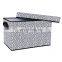 Moving home  decorative metal  stack fabric fordable storage box