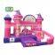 Spring Pastel Pink Waterproof Inflatable Small Jumper Combo Jumping Castle