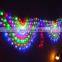 420L 220v 3.5m x 0.7m Colorful Peacock Net Light Indoor Outdoor Net Lighting For Home Christmas Wedding Party Decoration