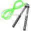 Adjustable Fitness Cable Rope Aluminum Handle Jump Ropes