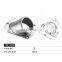 45 degree Round Tube Flange Floor Mounted Screws Stainless Steel Fittings on Balustrade Handrails