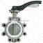 Bundor 1.5-10 Inch Stainless Steel With-pin Type LT 8 Inch PTFE Seat Lug Butterfly Valve
