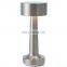 artificial intelligent aluminum decoration dimmable by touch  wireless metal table modern lamps
