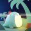 New Product Ideas 2021 Dinosaur Silicone Baby Night Light LED Bedside Nursery Lamp for Toddler's Room Dinosaur Gifts