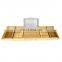 Whirlpool  Wooden Bathroom Accessory  Bamboo Bathtub Caddy Rests On The Holders Bath Tub Tray