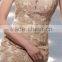 Hot Sale High Quality Knee Length Beaded Lace Applique Vintage Mother Of The Bride Dresses
