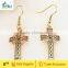 Dangle cross earrings
