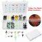 124Pcs Car Door Fender Trim Clip Body Screws Push Type Retainer Car Fastener Clip