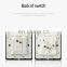 Universal 3 Pin  Wall Socket With Led Light Thick Solid Wood Panel 86*86mm Socketes And Switches Electrical 16A