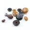 Hight Quality Round Slope ABS 32L Covered Fake Faux Imitation Leather Shank Button