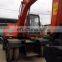 high quality Hitachi EX100WD wheel excavator used hitachi excavators ex100w