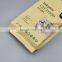 14oz kraft paper packaging bags cat food packing mylar bags pet food snack dried fish smell proof bags